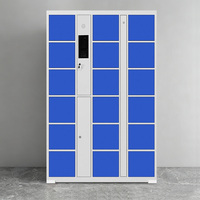 Casier intelligent moderne en métal réglable de norme européenne avec design personnalisé pour usage en centre commercial