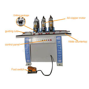 알루미늄 프로파일 경첩 및 미니 보링 머신 3헤드 다축 심공 드릴링 머신 - Product Image 5