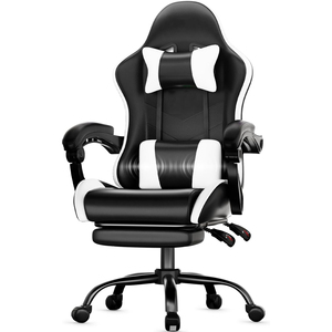 <span class=keywords><strong>เก้าอี้</strong></span>เกมมิ่ง AJUNION รุ่น Heavy-duty หุ้มหนังเทียมคุณภาพพรีเมียม <span class=keywords><strong>เก้าอี้</strong></span>คอมพิวเตอร์ ระบบยกแก๊ส SGS Class-3 รองรับน้ำหนักได้ถึง 300 ปอนด์ เหมาะสำหรับคนตัวใหญ่และสูง - Product Image 1
