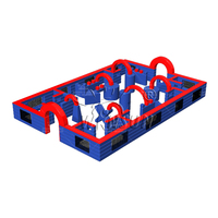 Parcours d'obstacles gonflable géant WINSUN, arène sportive en PVC épais certifié CE, pour team building, sports scolaires, location commerciale