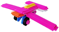 Juego de 200 Bloques de Construcción Creativos en Cubeta, Juguete Educativo de Construcción para Niños (3+ años)