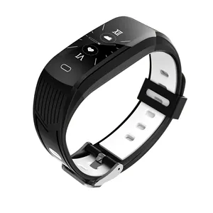 Fréquence cardiaque Sang Sommeil Montre Intelligente Contrôle de la Musique Sport Montre Intelligente Moniteur Sain Bluetooth Tracker d'Activité IP68 Étanche