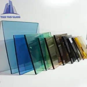 Gekleurd Glas Prijs Per Vierkante Meter, Glastint, 2Mm 3Mm 4Mm 5Mm 6Mm 8Mm Goud Bronsbruin Getint Glas