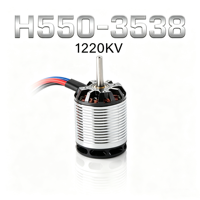 Moteur Brushless FlashHobby H550 1220KV, arbre de 6 mm, 3-6S, 347g, haute puissance, pour hélicoptère et avion de classe 550/600, OEM/ODM
