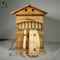 Nouvelle ruche automatique pour abeilles avec kit de démarrage de 7 cadres à flux continu - Ruche en bois pour l'apiculture
