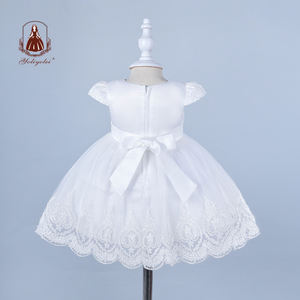 Neonata neonato bianco, colore principessa abiti abito bambino vestito <span class=keywords><strong>per</strong></span> battesimo/ - Product Image 2
