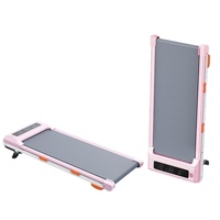 Tapis roulant électrique pliable portable pour usage domestique et commercial, inclinaison manuelle, écran LED, télécommande, vitesse 1-6 km/h, acier, cardio