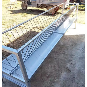 Rack à fourrage détachable en acier galvanisé pour mangeoires et abreuvoirs pour animaux, mangeoire pour bétail - Product Image 1