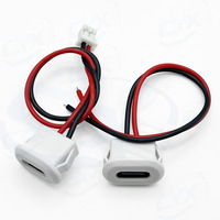 Prise de charge ovale pour véhicule électrique, étanche, USB Type C, 3A, 2P, injection directe, connecteur femelle modifié