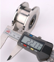 Poulie à rainure de type H en acier inoxydable 304, avec roulement à billes de 48mm et 68mm, livraison gratuite