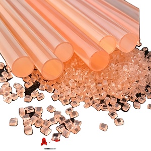 Couvre-lampes décoratifs en résine acrylique SY rose translucide, rigueur supérieure, brillance élevée, performance optique stable - Product Image 1