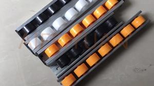 पीले रोलर्स के साथ एल्यूमीनियम मिश्र धातु रोलर ट्रैक - Product Image 4