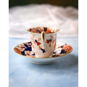 Juego de Tazas de Café de Cerámica Floral Roja y Azul Gabriella P., Apto para Microondas y Lavavajillas, Diseño Nórdico para Regalos Promocionales, Capacidad de 12 oz - Product Image 2