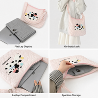 Sac pour ordinateur portable Cloud avec pochette intérieure amovible, étui rembourré souple pour ordinateur, sac bandoulière pour femme OEM ODM