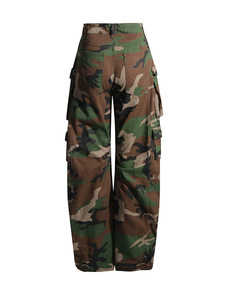 Moda Streetwear Camo <span class=keywords><strong>Jeans</strong></span> Denim Pantalones de pierna ancha para damas Pantalones <span class=keywords><strong>cargo</strong></span> Mujeres - Product Image 3