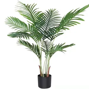 Areca Palm 110 cm Simulation Indoor Greenery Palm Plant China Wholesale Room Plant