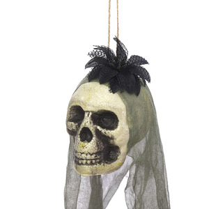 Decoración de Halloween para Casa Encantada, Sala de <span class=keywords><strong>Escape</strong></span>, Cabeza de Flor Colgante Grande, Decoración de Fiesta de Alta Calidad, Aterradora y Divertida - Product Image 5