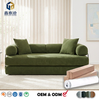 XTC Modernes Klappsofa Multifunktionales Wohnzimmer-Schlafsofa Hochdichter Schaumstoff Schlafsofa Vakuumkomprimiert Platzsparend