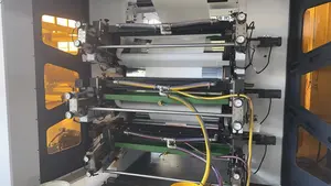 QIANGTUO High Speed 6 Color Central Drum CI Plastic Bag Flexo Printing Machine