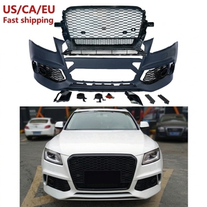 Paraurti Anteriore Stile RSQ5 con Griglia a Nido d'Ape, Kit Carrozzeria per <span class=keywords><strong>Audi</strong></span> <span class=keywords><strong>Q5</strong></span> SQ5 8R 8R.5 2013-2018, <span class=keywords><strong>Accessori</strong></span> Auto, Disponibile negli USA - Product Image 1