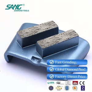 SANG 25 #   30 #   Chaussures de meulage diamantées sur mesure de qualité supérieure et durables pour meuleuses de sols en béton et terrazzo, fabriquées par Metal Bond Factory - Product Image 1