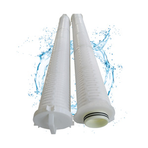 Cartouche filtrante plissée industrielle haute performance de 40 pouces et 5 microns pour le traitement de l'eau des aciéries - Product Image 1