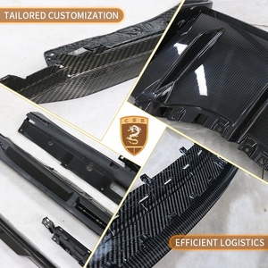 Nâng cấp Facelift phong cách mới PP vật liệu cơ thể Kit phía trước phía sau xe <span class=keywords><strong>Bumper</strong></span> lắp ráp cho Audi <span class=keywords><strong>R8</strong></span> 2016-2021year Mô hình xe - Product Image 3