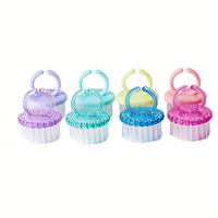 Mini-brosses professionnelles de manucure pour le nettoyage des ongles et des cheveux, avec virole sertie, manche en plastique, en nylon, pour le nettoyage des outils.