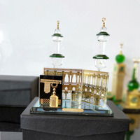 Vente en gros d'objets décoratifs islamiques, modèle de mosquée en cristal
