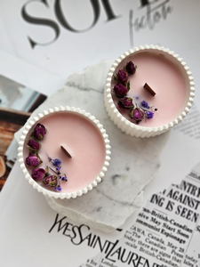 Handmade hoa khô nến thơm quà lưu niệm đám cưới nhà hương liệu trang trí tùy chỉnh màu sắc và mùi hương - Product Image 4