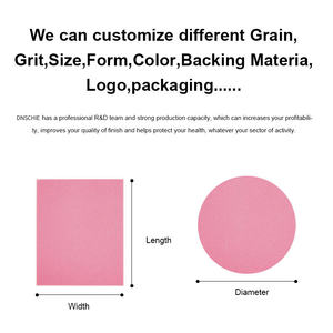 Bloc de ponçage en éponge de 3 pouces, rose, à dureté moyenne, outils abrasifs OEM pour téléphones mobiles et ordinateurs portables - Product Image 4
