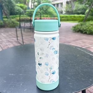 OEM Custom Stainless Steel Thermal Water <b>Cup</b> with Handle, <b>Large</b> Capacity Tumbler for Sports and Travel - Product Image 1