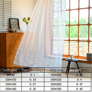 <span class=keywords><strong>Voilage</strong></span> français ajouré en dentelle pour fenêtre, rideaux transparents ajourés sur mesure pour chambre à coucher, décoration intérieure, Purdah, direct usine - Product Image 6