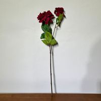 Bunga Dahlia Buatan Real Touch Li006 Bulk Moist, Tangkai Besar, Sutra, untuk Dekorasi Pernikahan, Hotel, dan Pengaturan Luar Ruangan, Bunga Realistis
