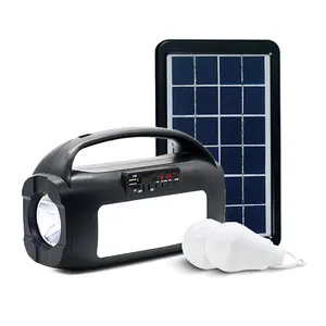 Mini panneau solaire portable, 500 w, batterie à acide au plomb, système d'alimentation