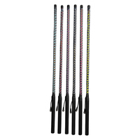 Lampe LED pour mât de drapeau, lumière d'antenne spirale RGB à effet de poursuite avec télécommande via application pour VTT, UTV, camion