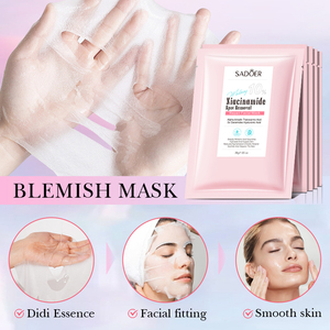 Mascarilla Facial Hidratante y Blanqueadora Anti-pigmentación OEM SADOER 30g para Piel Seca con Extracto <span class=keywords><strong>de</strong></span> Niacinamida - Product Image 3