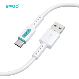 Bwoo Hot Bán Loại C Cáp PVC chất liệu 2.4A sạc nhanh <span class=keywords><strong>USB</strong></span> C sạc cáp - Product Image 2