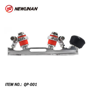 Patins à roulettes quad durables série 7 avec <span class=keywords><strong>plaque</strong></span> et châssis en aluminium QP-001 avec axes de 7/8 mm pour l'extérieur - Product Image 3