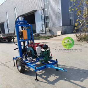 Foreuse portable pour puits profonds de 150 m, capacité de forage de 60 m, à vendre à Dubaï, avec pompe, moteur, engrenages et composants essentiels - Product Image 1