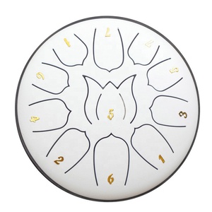 Tambour à langue en acier inoxydable, tambour à main de 6 pouces, 11 <span class=keywords><strong>notes</strong></span>, fabriqué à la main - Product Image 1