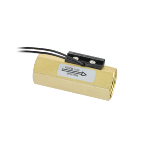 Interrupteur de débit magnétique en laiton FS-5CM-1.0-4SS MM, montage vertical/horizontal, ≤1.75MPa, -40~120 ° C 10W 70W 0.5A 0-250V AC DC R1/2 - Product Image 3