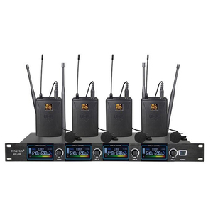 Système de Microphone Sans Fil OEM avec Casque, Micro-Cravate et Micro de Bureau pour Appareil Photo, Téléphone, Enseignants et Prise de Parole en Public - Product Image 2