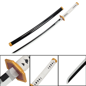 Usine En Gros Anime Demon Slayer Sabito <span class=keywords><strong>Tanjiro</strong></span> Cosplay Kidults Jeux De Rôle Jouets En Bois Katana Épées pour Jouer Des Garçons - Product Image 3