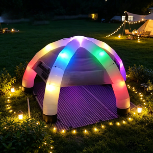 Carpa <span class=keywords><strong>de</strong></span> luz LED inflable personalizada <span class=keywords><strong>de</strong></span> 8m con control remoto para fiestas y discotecas, carpa <span class=keywords><strong>de</strong></span> araña inflable - Product Image 1