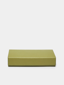 Boîte de dominos verte en cuir 20*13.5*4 cm Offre Spéciale de pliage magnétique - Product Image 5