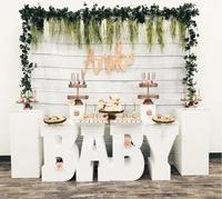 Nouvelle Table Géante Lettres LOVE 2026, Style Tendance, pour Fête d'Anniversaire, Autres Décorations de Mariage, Table à Gâteau