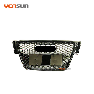 B8 RS5 nid d'abeille maille <span class=keywords><strong>calandre</strong></span> de voiture noir lifting kit carrosserie pour <span class=keywords><strong>Audi</strong></span> <span class=keywords><strong>A5</strong></span> 2007 2008 2011 <span class=keywords><strong>2012</strong></span> - Product Image 3