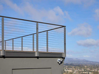 Accessoires de rampe d'escalier en acier inoxydable 304 316 les plus vendus, plaques de couvercle de base de poteau de balcon extérieur avec vis assorties