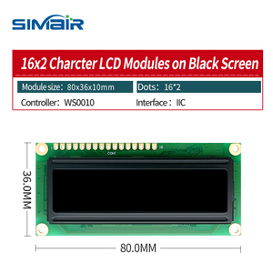 SIMAIR 16x2 Olex символьная точечная матрица, оригинальный модуль ЖК-дисплея WEH1602 с экраном I2C - Product Image 6